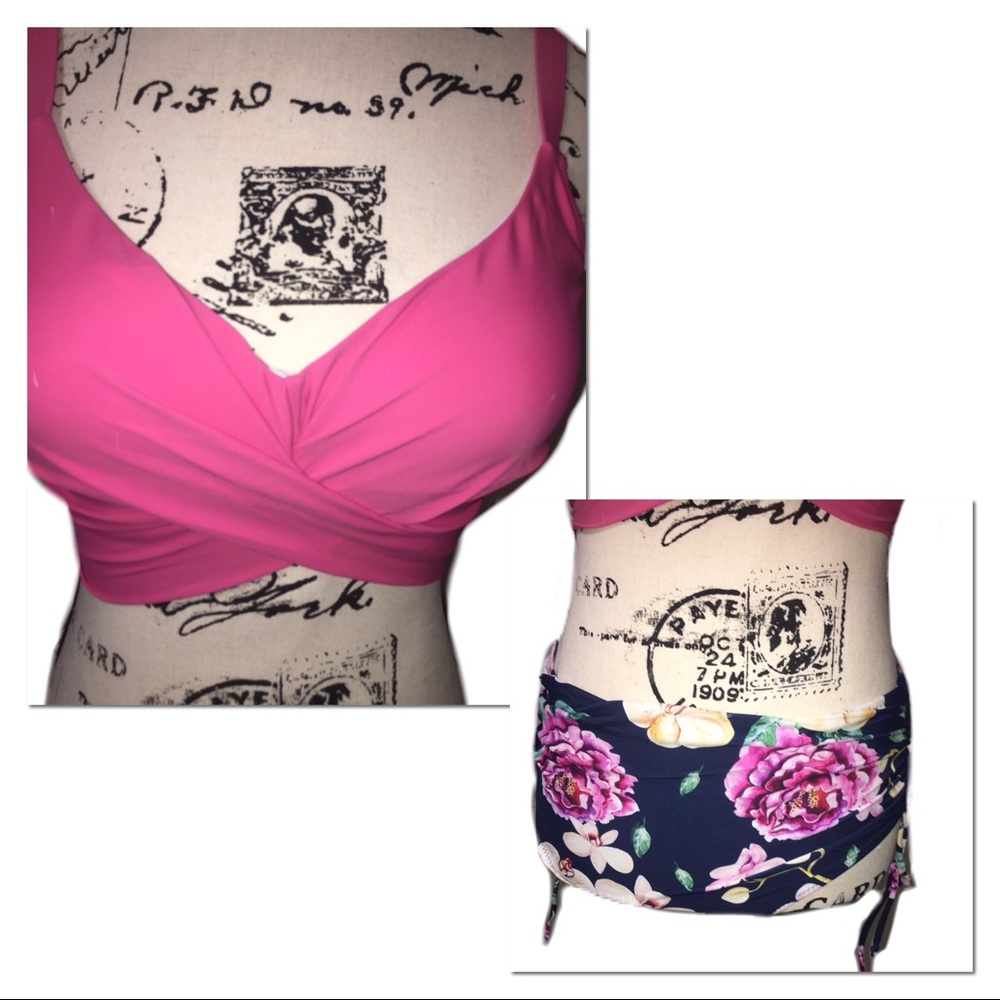 •LAST 1!•CUPSHE | NWT | Strappy Floral Bikini - Picture 6 of 8